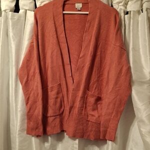 a new day Coral Cardigan Sweater Med Oversized